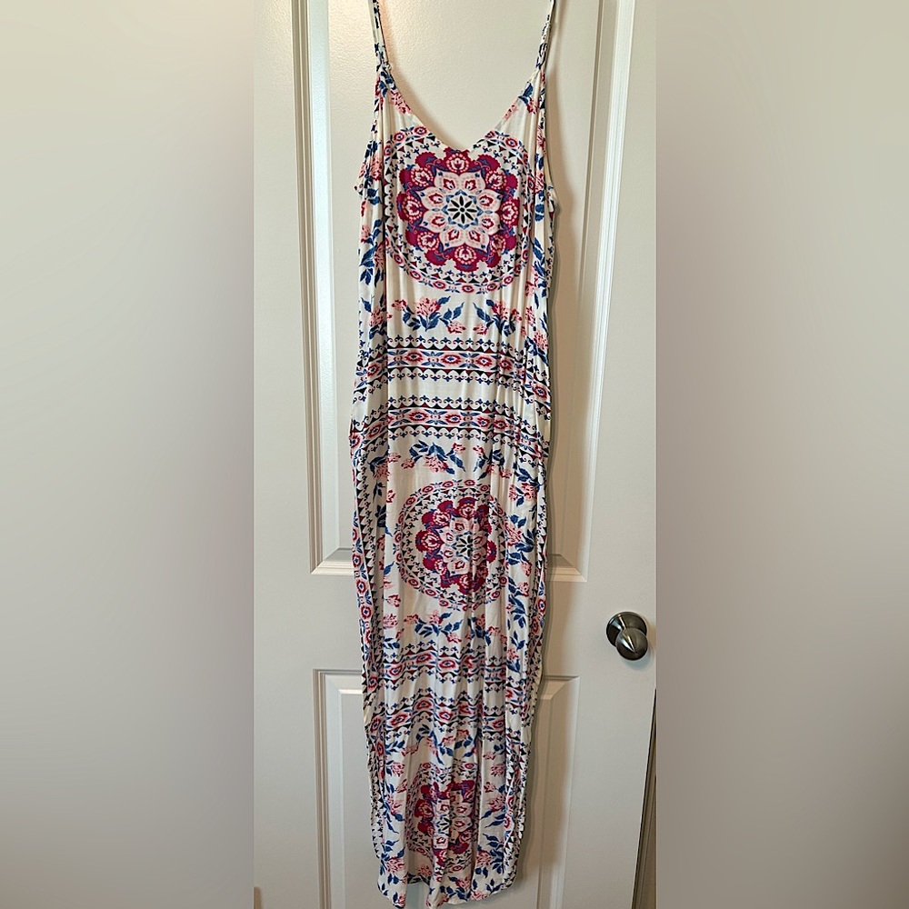 Floral Medallion Maxi Dress